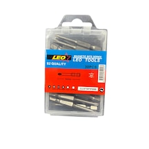 Leo Ph00 50mm ¼ S2 Kalite Mıknatıslı Bits Yıldız Uç 30 Adet