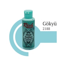 Rich Multi Surface 2188 Gökyüzü Akrilik Boya 120 Cc - Elwm-286094 Renkli