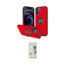 Cep 20-26 Apple Uyumlu İphone 12 Pro Max Kılıf Konsantrasyon Form Prime İkili Koruma Seti Najmaddin Siyah
