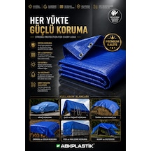 6x15 Mavi Çadır Brandası Su Geçirmez Uv Katkılı Dört Mevsim Branda