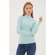 Fashion Friends Kadın Kazak Mint Yeşili 23k0389k1 24ke21000007 E2184 Mint
