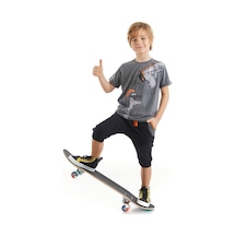 Denokids Summer Fun Erkek Çocuk T-shirt Kapri Takım Çok Renkli