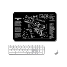 2 Adet Isı Transferi Kaymaz Tek Taraflı Ofis Oyun Mouse Pad 4mm