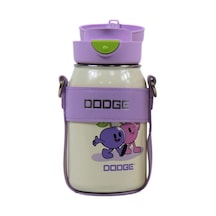 Dodge Db-24502 Çift Kullanım Pipetli/rahat İçim Mor 520ml Çelik Matara Diğer