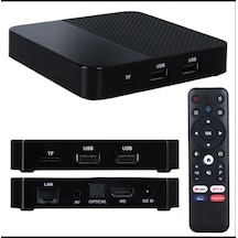 4 Gb Ram 64 Gm Rom 2.4g+5g Ses Komutlu Bt Kumandalı Android Box Android 12
