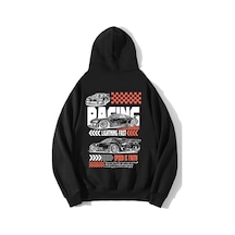 Brz Collection Unisex Oversize Speed Is Faith Hoodie Siyah