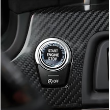 Bmw E Serisi Kristal Start Stop Tuşu Siyah