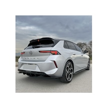 Opel Astra L 2020+ Arka Difüzör Piano Black Abs