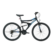 Bisan Mts 4300 Dağ Bisikleti 40cm V 24 Jant 21vites Siyah Mavi Mavi - Siyah