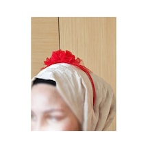 10 Lu Kırmızı Nedime Tacı Seti Kına, Düğün, Bekarlığa Veda Partileri İçin Şık Aksesuar