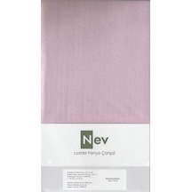 Nev Penye Çarşaf Fitted Açık Pembe 120x200+30