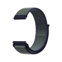 Caseonn Amazfit Bip 5 Unity Kordon Hasır Kumaş Nylon Kayış Lacivert