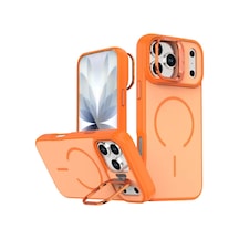 Joko Apple, Uyumlu iPhone 17 Pro Flexa Magsafe Kapak - Turuncu