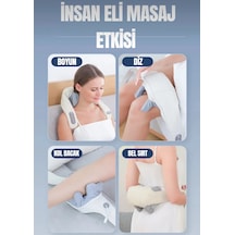 Yues Isıtmalı Şarjlı Ovmalı Masaj Aleti Boyun, Sırt, Bel, Omuz Bej