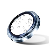 İphone 17 Pro Ve Pro Max Uyumlu Safir Lens Koruyucu Ultra Dayanıklı Safir Cam, Kamera Koruma, Darbe Dayanıklı Çizilmez Ve Hd Görüntü Lacivert 50 x 22