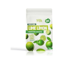 Dondurularak Kurutulmuş Lime Limon 16 G Freeze Dried Meyve Cipsi Çıtır Meyve Kurusu 1 Adet 18 G