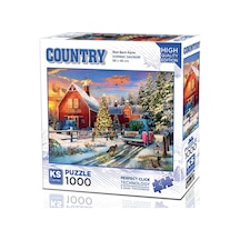 Ks Games 1000 Parça Red Barn Farm Puzzle - Dominic Davison