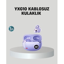Kulak Arkası Klipsli Bluetooth Kulaklık Yxg10 Silikon Malzemeli Ergonomik - Lisinya