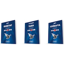 Limit Kurumsal Ayt Edebiyat + Tarih + Coğrafya Konu Anlatım Föyleri Seti 3 Kitap