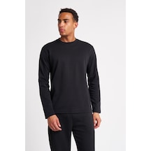 Lescon Erkek Uzun Kol T-shirt 25s-1261-25n Siyah