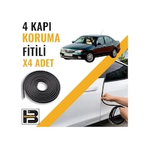 Nissan Primera 1996-2002 Kapı Koruma Fitili-4 Kapı-siyah-bm2327