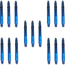 5 Set 15 Adet 41mm Şeffaf Mavi Polikarbon Dart Shaft-şaft