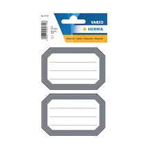 Herma Varıo Okul Etıket Klasık 82X55Mm Grı