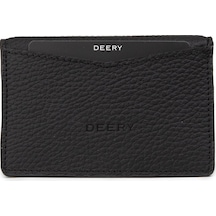 Deery Hakiki Deri Siyah Yatay Erkek Cüzdanı - 00520zsyhz01 Siyah