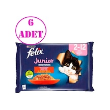 Felix Junior Yavru Kedi Maması 4 X 85 Gr 6 Ad
