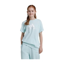 Adidas Girls Glam Çocuk Tişört Mavi Mavi