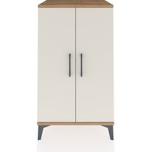 Hyperion Komodin 2 Raflı 2 Kapaklı 60x44x106 Çam-aytaşı Çam