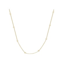 Toplu Gümüş Kolye Zincir 60 Cm Altın Kaplama Wsn229S (399924780)