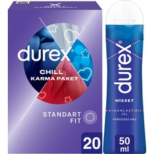 Durex Chill Karma Paket Prezervatif 20’li + Play Kayganlaştırıcı Jel Hisset 50 ML