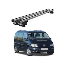 Venüs Mercedes-benz V Series 1996-2003 Uyumlu Gri Ara Atkı Port Bagaj Tavan Barı