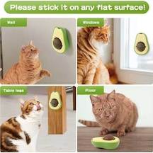 Avokado Tasarımlı Kedi Yalama Topu