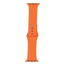 Watch Ultra 49mm Band Serisi Klasik Kordon Silikon Strap Kayış-turuncu