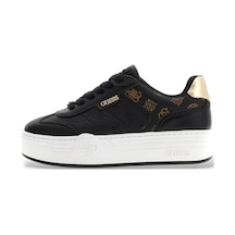 Guess Sombra Deri Karışımlı Kadın Sneaker Ayakkabı Flfsomfal12 Siyah