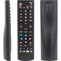 LG Uyumlu Rm-l1162 Smart My Apps Tuşlu Kısa Lcd-led Tv Kumandası Akb73715601a