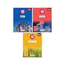 11. Sınıf 40 Seansta Fizik Kimya Biyoloji Seti Fen Bilimleri