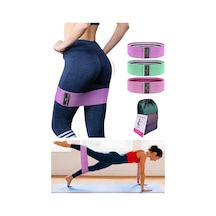 Technojet 3'lü  Squat Bant Pilates Fitness Spor Kalça Egzersizler