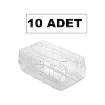 10 Adet Erkek Ayakkabı Saklama Kutusu - Şeffaf Ayakkabı Kabı Seyahat Için Uygundur