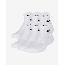Nike Sx6912-100 Everyday Destekli Bilek Çocuk Çorapları 6 Çift Sıyah