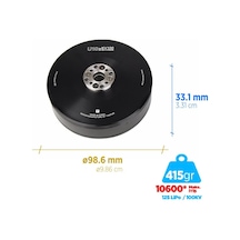 T-motor U Power Type U10 Iı 100kv Brushless Fırçasız Uav Motor Multikopter Multi-rotor Quadcopter Hexacopter Drone Motoru