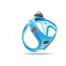 Air-mesh Harness Köpek Göğüs Tasması Yaprak Ve Okyanus Desenli Özel Seri Mavi