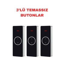 Sr-706 Temassız Kapı Açma Butonu Kızılötesi Sensörlü Sıva Üstü Çıkış Butonu Dc 9-12v 3 Adet