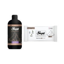 Sleepy Petcare Lavantalı Evcil Hayvan Şampuanı 500 ML + Evcil Hayvan Temizleme Mendili