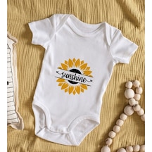 Bitmeyenkartus Bk Kids Sunshine Tasarımlı Bebek Body Zıbın - Model 1 Çok Renkli