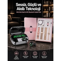 Yeni Nesil Kaliteli Akıllı Saat Ve Kablosuz Bluetooth Kulaklık Yüksek Ses Kaliteli Yeni Nesil