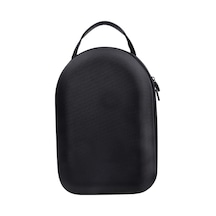 Vision Pro İçin Saklama Çantası Vr Şapkalar Eva Taşınabilir Sert Kılıf Kumaş Desenli Siyah