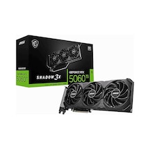Msı Shadow 3x Classic Oc Gddr7 128bit Hdmı Dp Geforce Rtx 5060 8 Gb Ekran Kartı